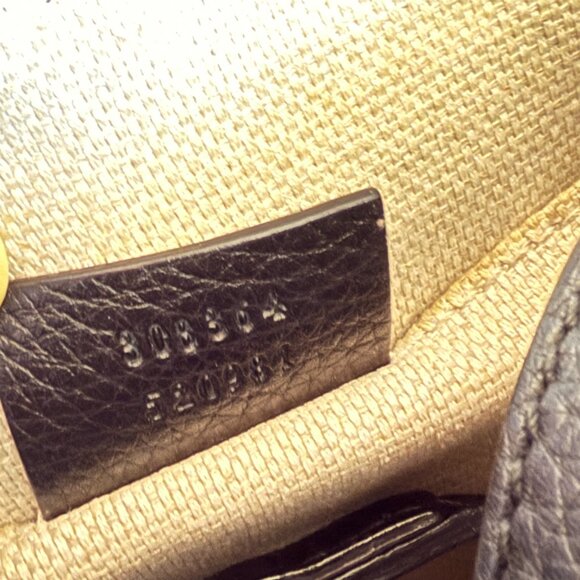 Gucci Soho Disco Black Leather Small Crossbody Bag (used) - Picture 12 of 12